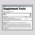 Supplement Facts panel for Pumpkin Seed Saw Palmetto 180 Softgels.