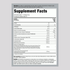 Image of Supplement Facts panel for CL Ultra Joint Support 1 lb (454 g).