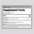 Supplement Facts panel displaying details for Marshmallow 2000 mg, 120 capsules.