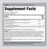Supplement Facts panel showing Mucuna and Ashwagandha blend with a total of 3000 mg per serving.