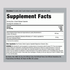 Supplement Facts for Horse Chestnut (Standardized Extract) 300 mg, 180 capsules.