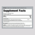 Image of Supplement Facts panel for Grapeseed 4000 Complex 120 Capsules.