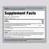 Supplement Facts panel for Andrographis Paniculata Extract 8000 mg with 120 capsules.