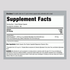 Image showing Supplement Facts for Carlyle Triphala 1500 mg, 180 Capsules.