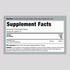 Image shows the Supplement Facts panel for Pantothenic Acid 1000 mg, 100 Capsules.