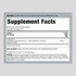 Supplement Facts panel for Guggul Extract, 1500 mg, 180 capsules.
