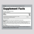 The Supplement Facts panel for Ceylon Cinnamon 6000mg, showing details for 135 capsules.