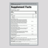 Supplement Facts panel for LN Reds Plus Organic powder, 9.5 oz.