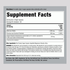 Supplement Facts panel detailing ingredients and dosage for Super Cinnamon Capsules 240.