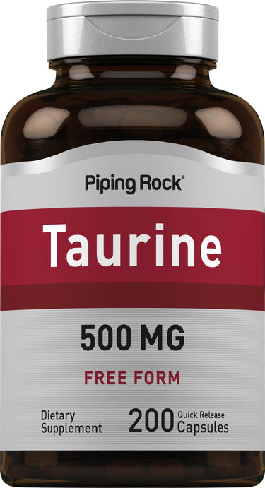 Taurine, 500 mg, 200 Quick Release Capsules