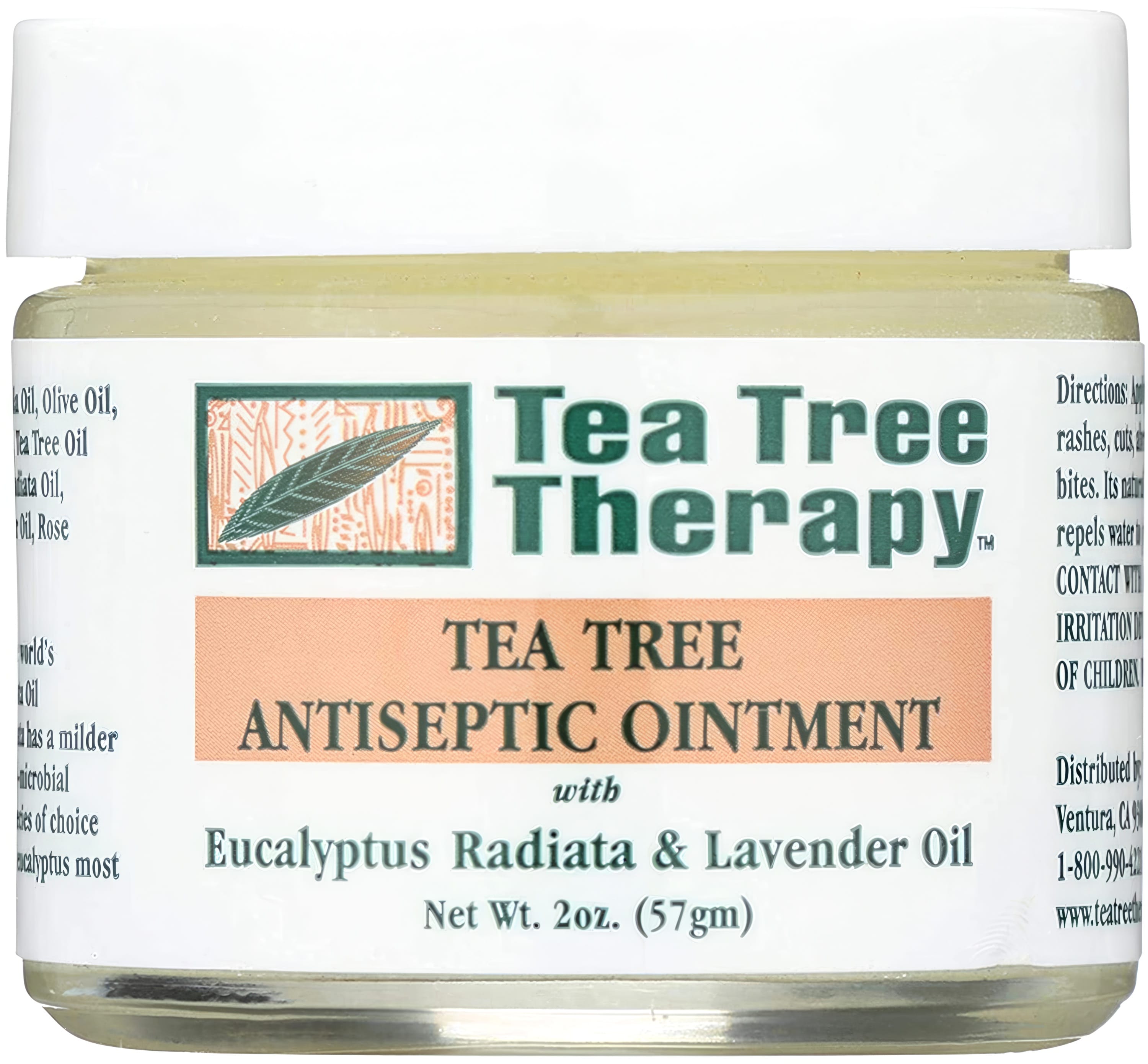Tea Tree Oil Antiseptic Ointment, 2 oz (57 g) Jar