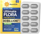 Ultimate Flora Extra Care Probiotic with 30 Billion CFU, 30 Vegan Capsules in blister packs, Delayed Release, Non-GMO.