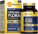 Box and bottle of MEN'S CARE Ultimate FLORA PROBIOTIC, 50 BILLION CFU, 30 delayed release vegan capsules.