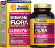 Women's Once Daily Ultimate FLORA PROBIOTIC with 65 BILLION CFU, 26 strains, in 30 delayed release vegan capsules.