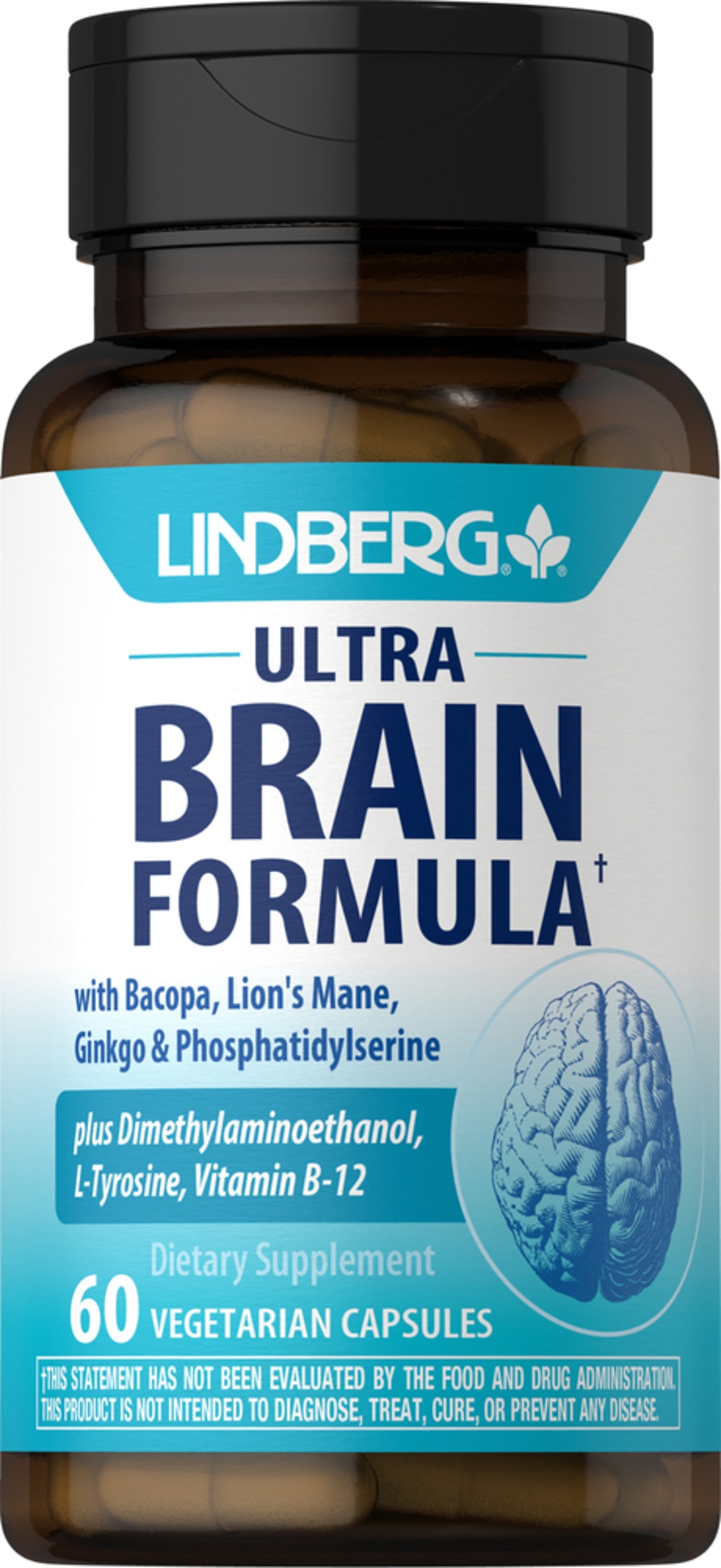 Ultra Brain Formula, 60 Vegetarian Capsules