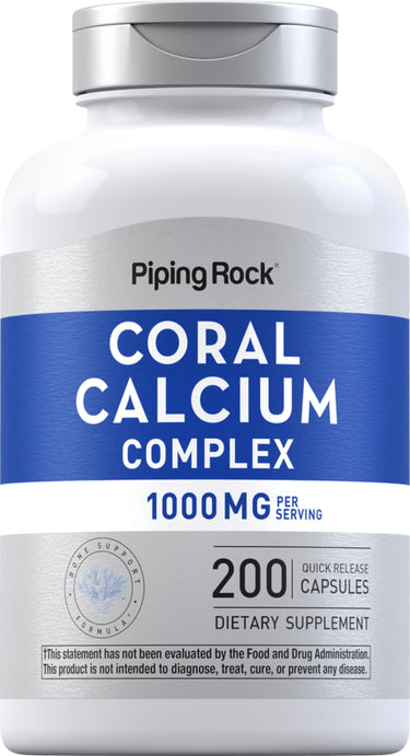 Ultra Coral Calcium Complex, 1000 mg (per serving), 200 Quick Release Capsules