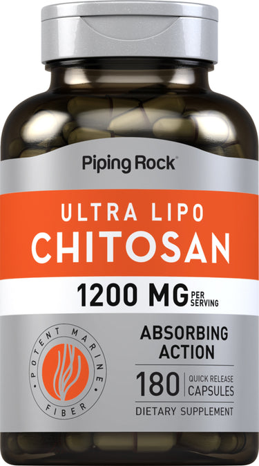 Ultra Lipo Chitosan, 1200 mg (per serving), 180 Quick Release Capsules