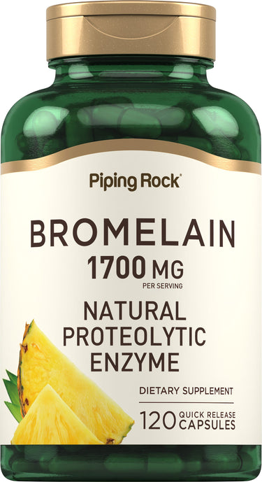 Ultra Strength Bromelain, 1700 mg (per serving), 120 Quick Release Capsules