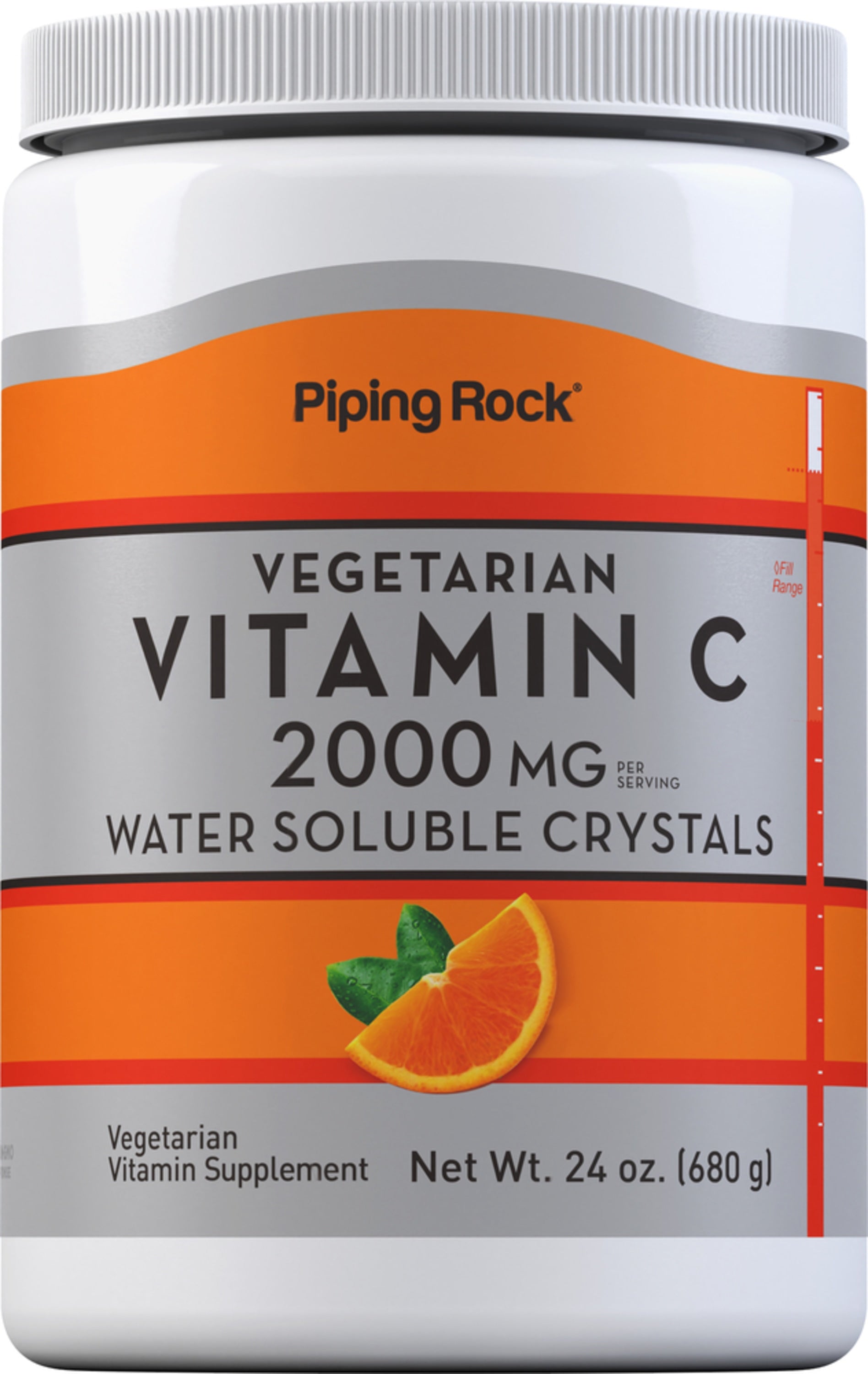 Vitamin C Powder, 2000 mg (per serving), 24 oz (680 g) Bottle