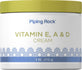 Jar of Vitamin E, A, and D Cream, 4 OZ (113 g), for moisturizing and nourishing skin.