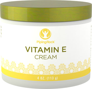 A 4 oz (113 g) jar of Vitamin E Cream.