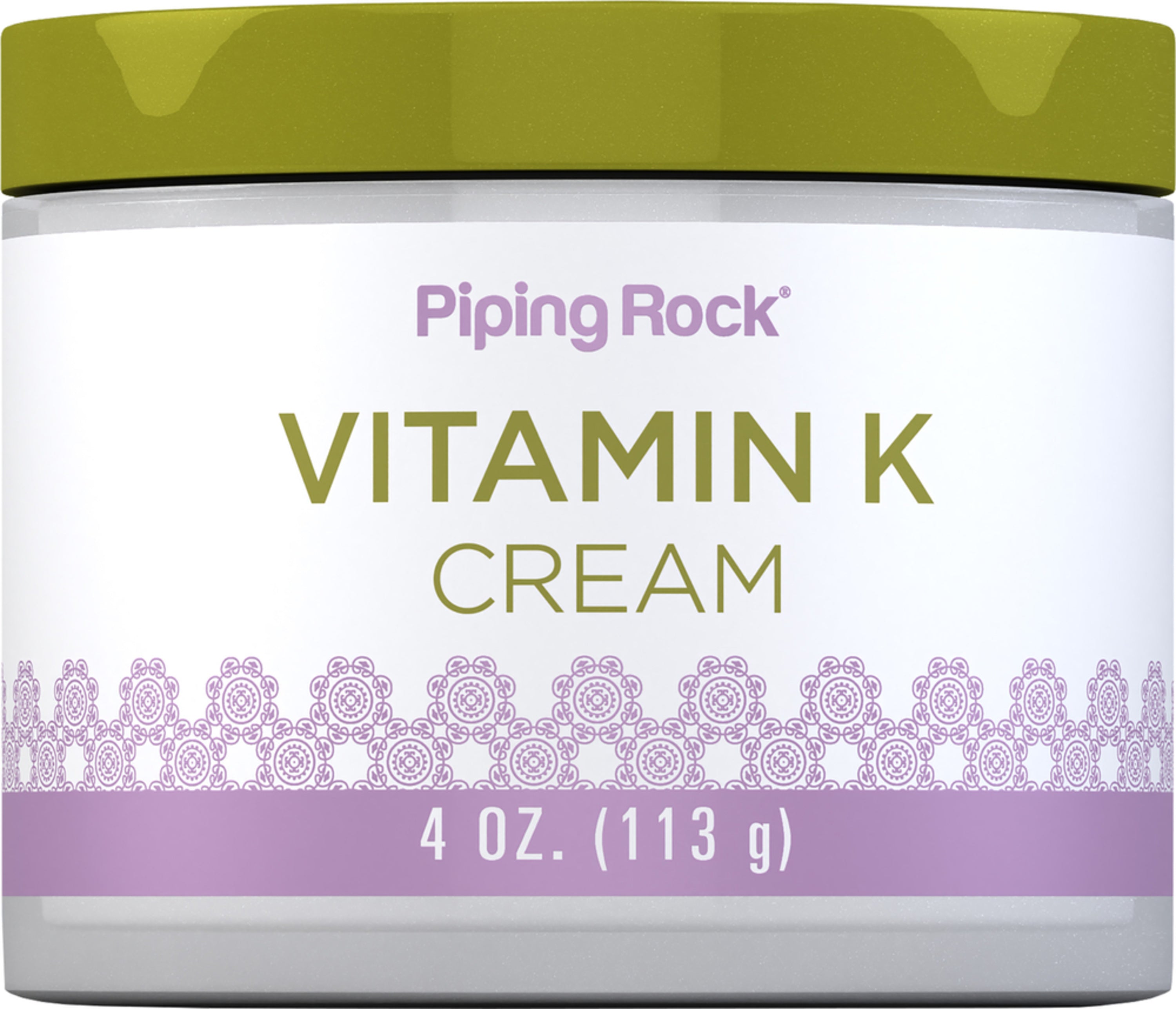 Jar of Vitamin K Cream, 4 OZ (113 g).