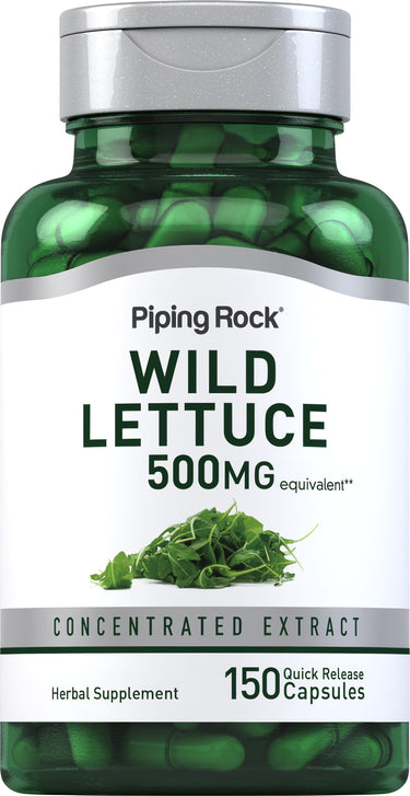 Wild Lettuce, 500 mg, 150 Quick Release Capsules