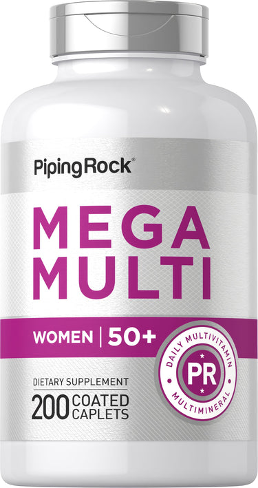 Women's Mega Multi 50 Plus, 200 Coated Caplets