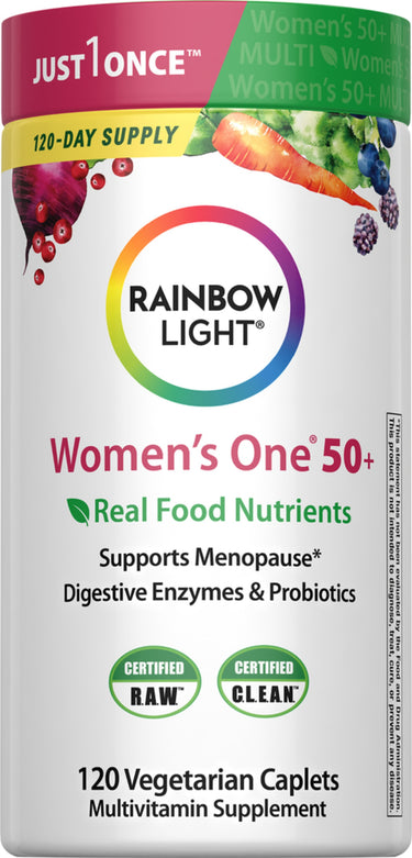 Women's One 50+ plus Real Food Nutrients, 120 Vegetarian Caplets
