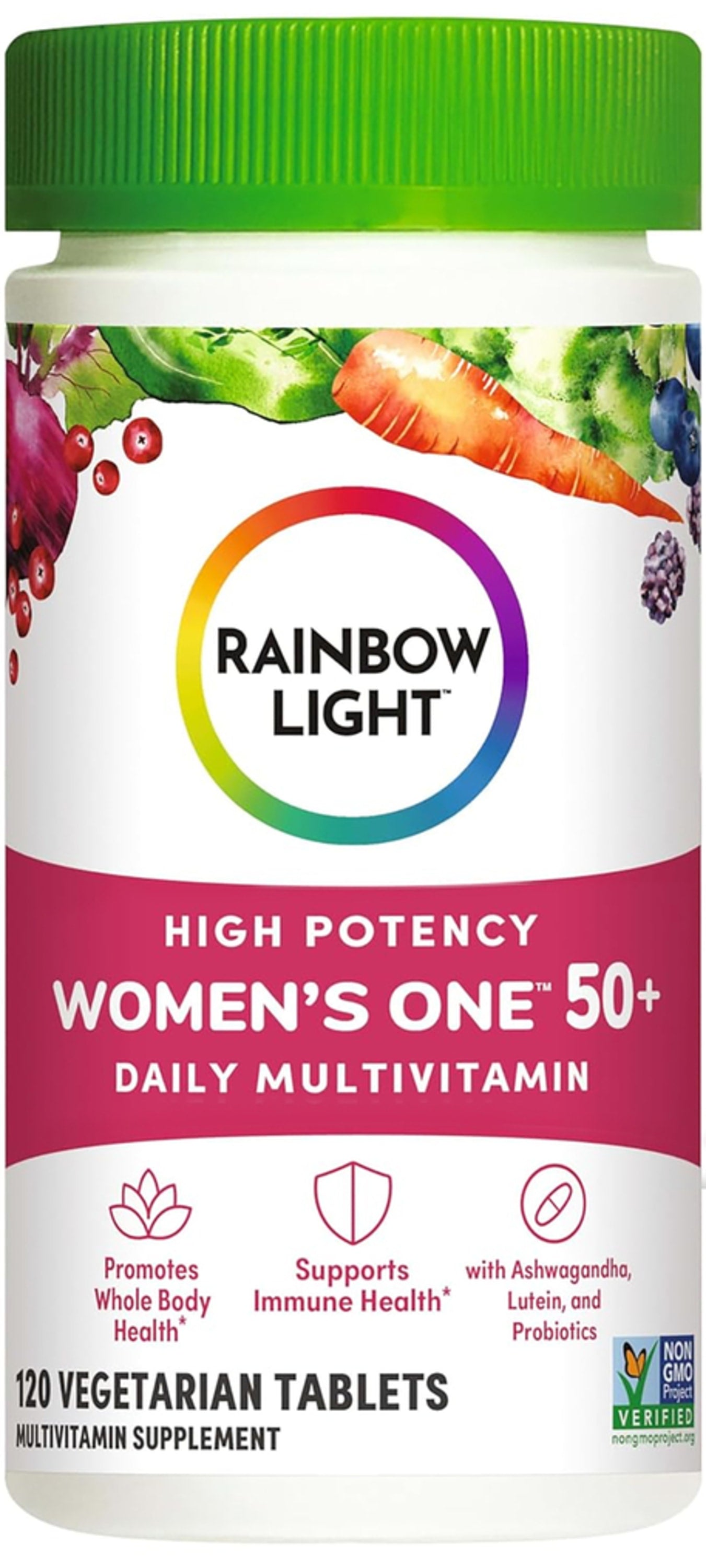 Women's One 50+ plus Real Food Nutrients, 120 Vegetarian Caplets