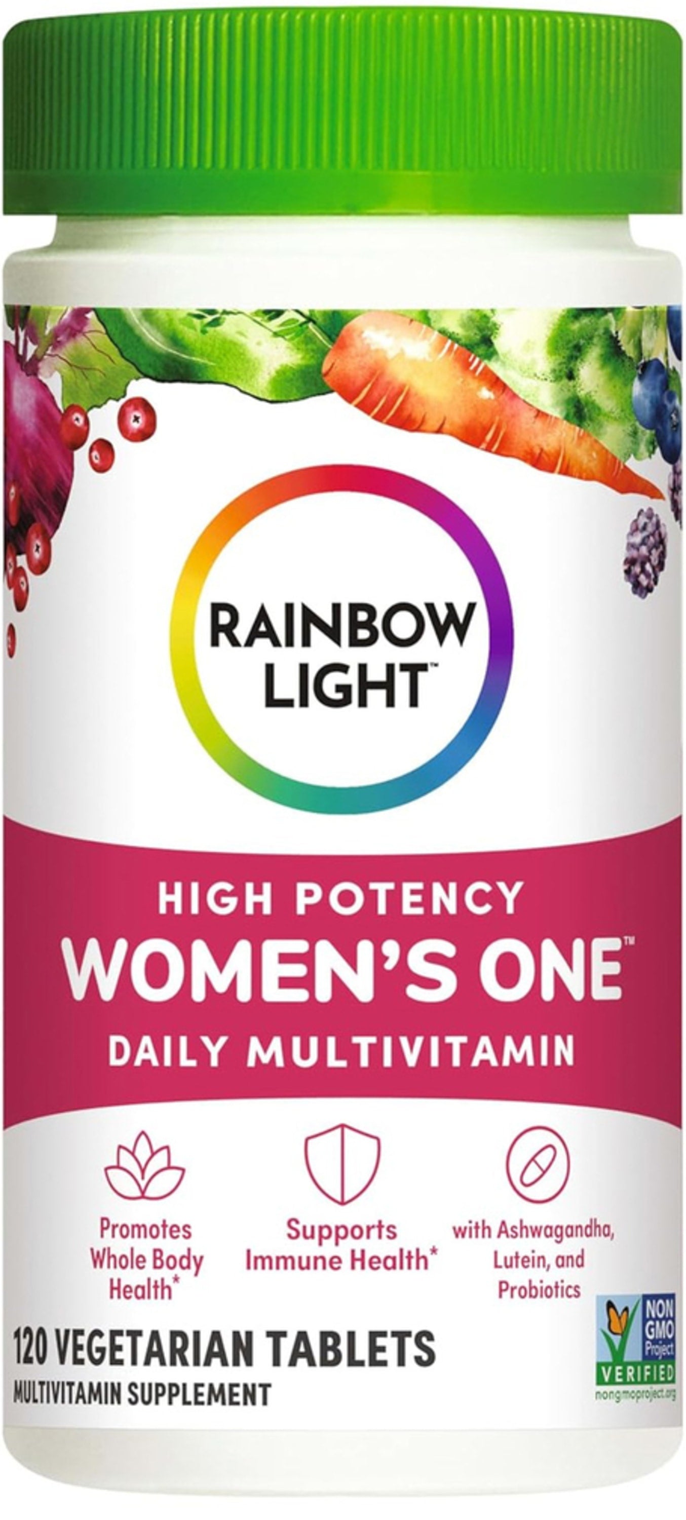 Women's One + Real Food Nutrients, 120 Vegetarian Caplets