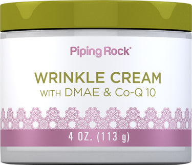 Wrinkle Cream with DMAE & Co-Q-10, 4 oz (113 g) Jar