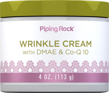 Wrinkle Cream with DMAE & Co-Q-10, 4 oz (113 g) Jar
