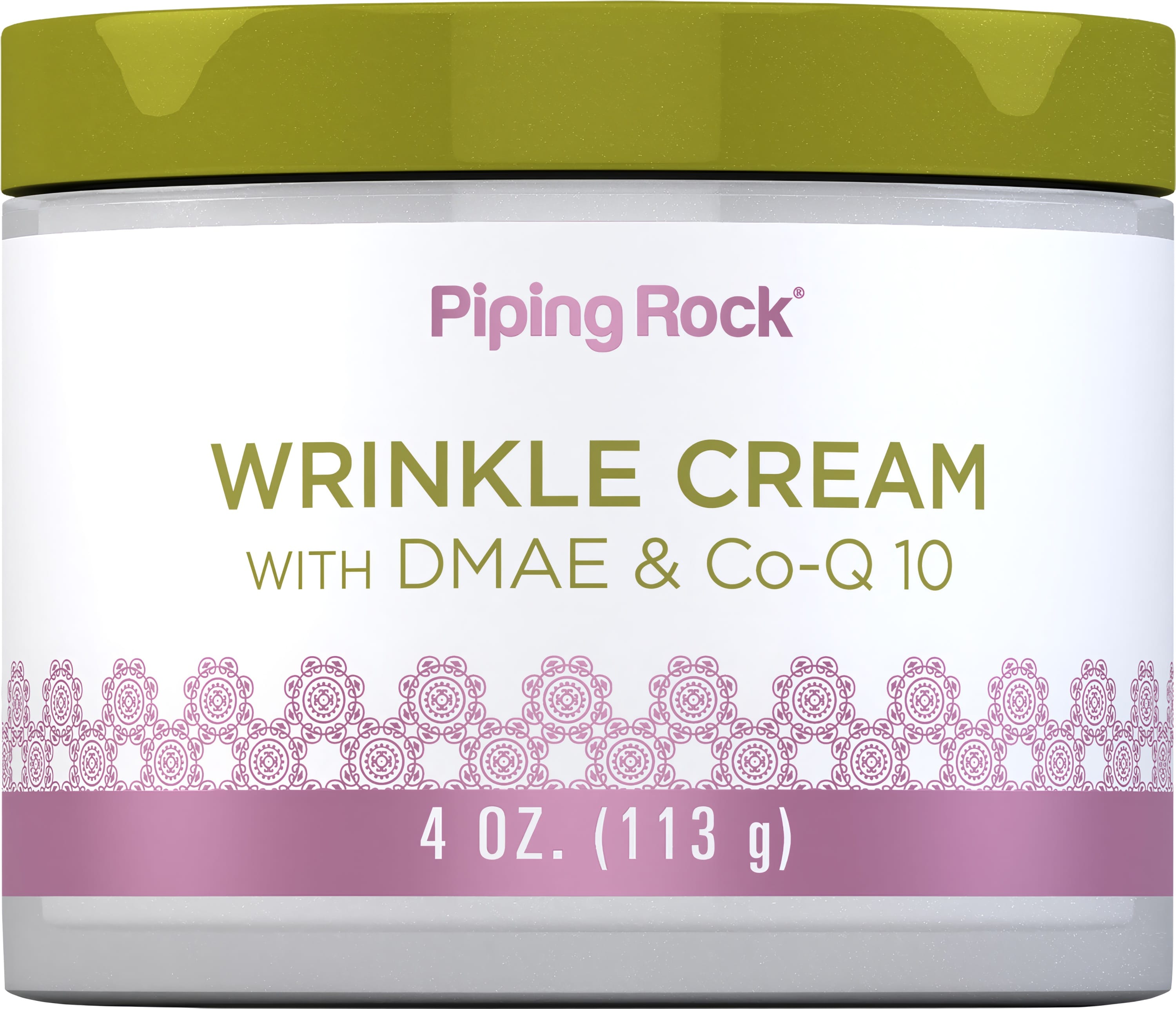 Wrinkle Cream with DMAE & Co-Q-10, 4 oz (113 g) Jar