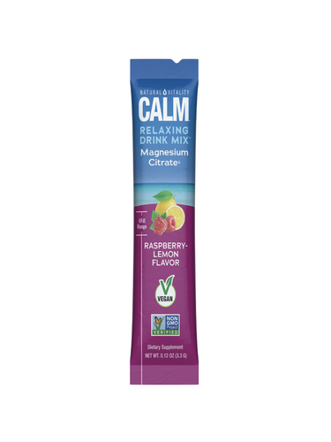CALM Powder Raspberry-Lemon Stick Packs, 30 Stick Packs