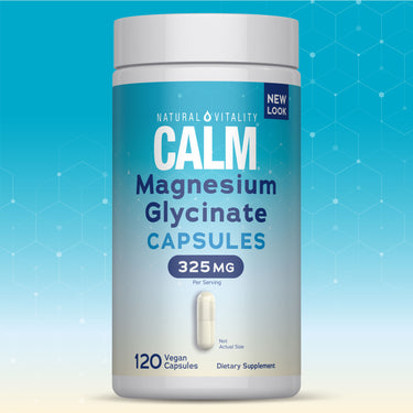CALM Magnesium Glycinate, 300 mg (per serving), 120 Vegan Capsules