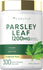 Parsley Leaf 1200 mg, 300 quick release capsules for herbal supplement support in a convenient bottle.