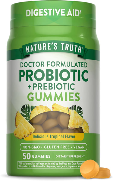Probiotic 1 Billion (Delicious Tropical), 50 Gummies