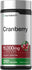 Horbäach Cranberry supplement with 15,000mg equivalent per serving, non-GMO, gluten-free, 250 capsules herbal formula.