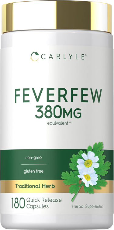 Feverfew, 380 mg, 180 Quick Release Capsules