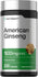 American Ginseng 1800 mg per serving, 200 capsules, herbal dietary supplement bottle.