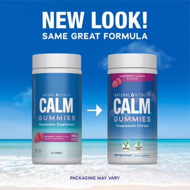 CALM Gummies Raspberry-Lemon Flavor, 120 Tasty Gummies