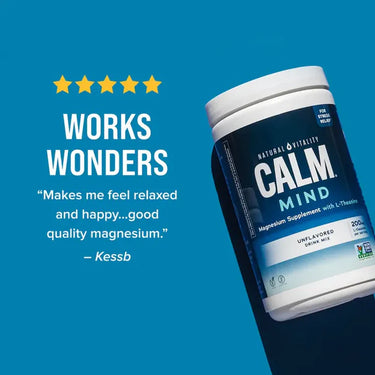 CALM MIND + L-Theanine Powder Unflavored, 12 oz (339 g)