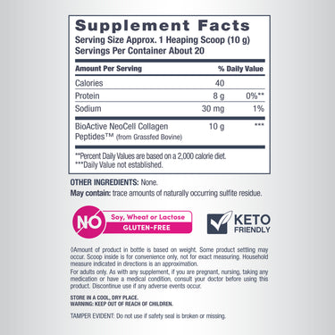 Grassfed Collagen Peptides, 7 oz (200 g) Powder