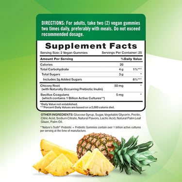 Probiotic 1 Billion (Delicious Tropical), 50 Gummies