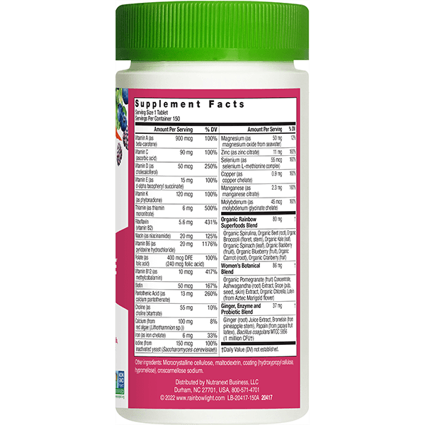 Women's One + Real Food Nutrients, 150 Vegetarian Caplets