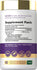 Supplement Facts label for Carlyle Grapeseed 4000 Complex 120 Capsules.