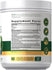 Panel showing Supplement Facts for Organic Greens Powder.
