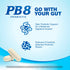 Product highlights graphic stating Daily Probiotic Support for a Balanced Digestive System*, Features 8 Carefully Selected Probiotic Strains.