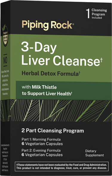 3 Day Liver Cleanse, 12 Vegetarian Capsules
